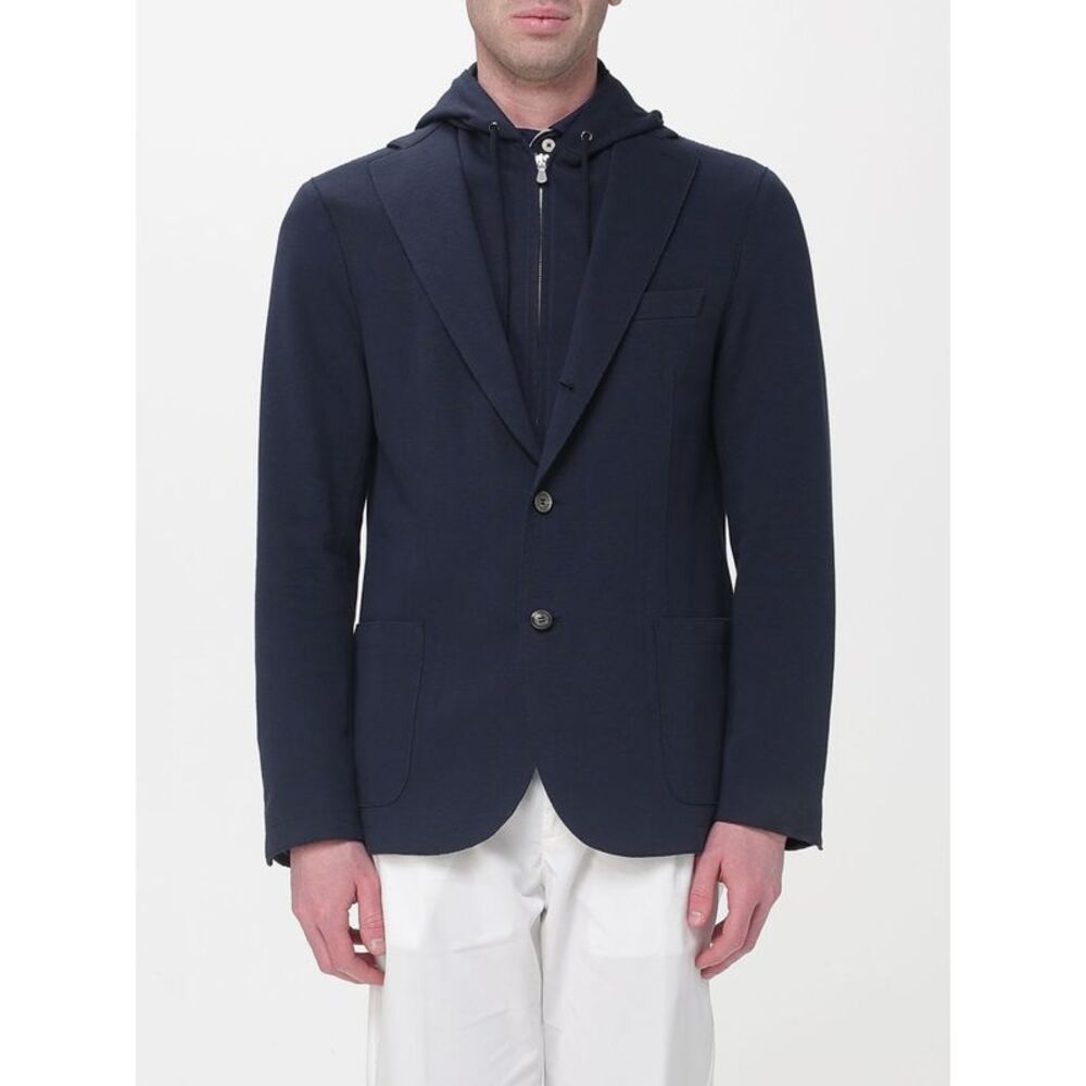 Eleventy Jacket Men Blue